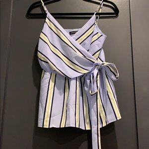 Banana Republic striped camisole with tie detail